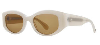 Garrett Leight RETRO BIGGIE SUN unisex White Geometric Sunglasses