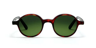 L.G.R REUNION men Havana Round Sunglasses