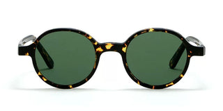 L.G.R REUNION men Havana Round Sunglasses