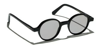 L.G.R REUNION men Black Round Sunglasses