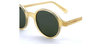 L.G.R REUNION men Havana Round Sunglasses