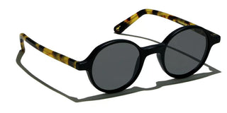 L.G.R REUNION men Havana Round Sunglasses