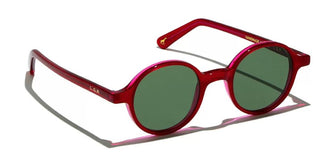 L.G.R REUNION men Red Round Sunglasses