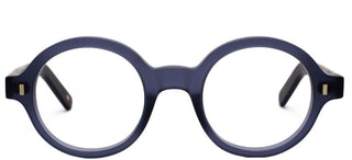 L.G.R REUNION BOLD/O men Blue Round Eyeglasses