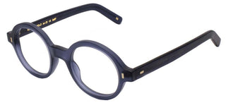 L.G.R REUNION BOLD/O men Blue Round Eyeglasses