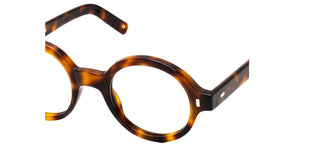 L.G.R REUNION BOLD/O men Havana Round Eyeglasses