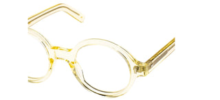 L.G.R REUNION BOLD/O men Transparent Round Eyeglasses