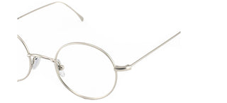 L.G.R REUNION METAL/O men Silver Round Eyeglasses