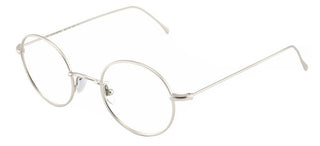 L.G.R REUNION METAL/O men Silver Round Eyeglasses