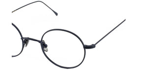 L.G.R REUNION METAL/O men Blue Round Eyeglasses