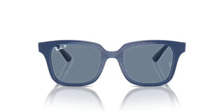 Ray-ban Rj 9071s Junior  Unisex Blue Squared Sunglasses