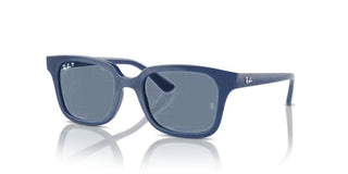 Ray-ban Rj 9071s Junior  Unisex Blue Squared Sunglasses