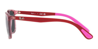 Ray-Ban RJ 9076S JUNIOR children Pink Squared Sunglasses