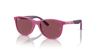 Ray-Ban RJ 9077S JUNIOR unisex Pink Squared Sunglasses