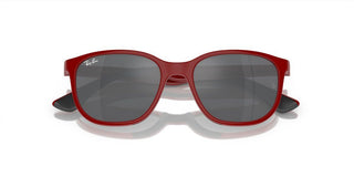 Ray-Ban RJ 9078S JUNIOR children Red Squared Sunglasses