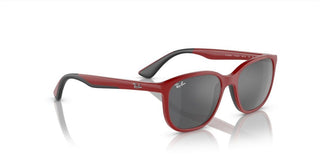 Ray-Ban RJ 9078S JUNIOR children Red Squared Sunglasses