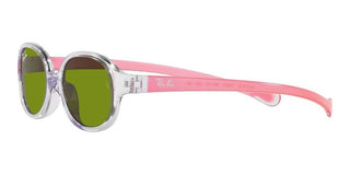 Ray-Ban RJ 9187S JUNIOR children Transparent Geometric Sunglasses