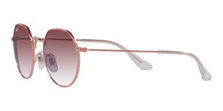 Ray-Ban RJ 9565S JUNIOR children Rose gold Squared Sunglasses