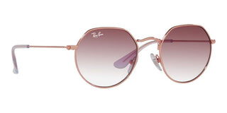 Ray-Ban RJ 9565S JUNIOR children Rose gold Squared Sunglasses