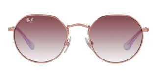 Ray-Ban RJ 9565S JUNIOR children Rose gold Squared Sunglasses