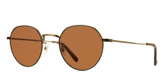 Garrett Leight ROBSON SUN unisex Gold Round Sunglasses