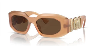 Versace ROCK ICONS VE 4425U men Brown Geometric Sunglasses