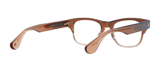 Garrett Leight RODRIGUEZ unisex Brown Geometric Eyeglasses