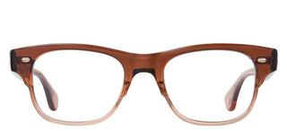 Garrett Leight RODRIGUEZ unisex Brown Geometric Eyeglasses