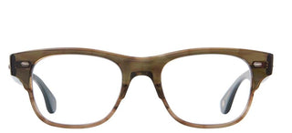 Garrett Leight RODRIGUEZ unisex Green Geometric Eyeglasses