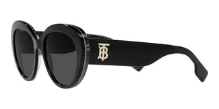 Burberry ROSE BE 4298 women Black Cat Eye Sunglasses