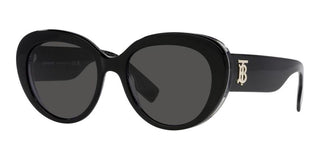 Burberry ROSE BE 4298 women Black Cat Eye Sunglasses