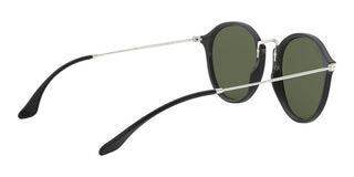 Ray-Ban ROUND FLECK RB 2447 unisex Black Round Sunglasses