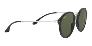 Ray-Ban ROUND FLECK RB 2447 unisex Black Round Sunglasses