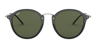 Ray-Ban ROUND FLECK RB 2447 unisex Black Round Sunglasses