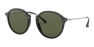 Ray-Ban ROUND FLECK RB 2447 unisex Black Round Sunglasses