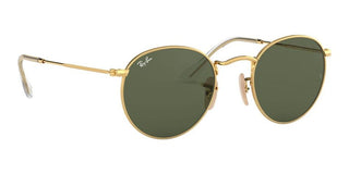 Ray-Ban ROUND METAL RB 3447N men Gold Round Sunglasses