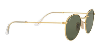 Ray-Ban ROUND METAL RB 3447N men Gold Round Sunglasses