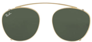 Ray-Ban ROUND RX 6355 unisex Gold Geometric Eyeglasses