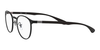 Ray-Ban ROUND RX 6355 unisex Black Geometric Eyeglasses