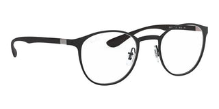 Ray-Ban ROUND RX 6355 unisex Black Geometric Eyeglasses