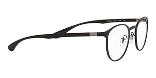 Ray-Ban ROUND RX 6355 unisex Black Geometric Eyeglasses