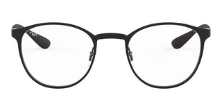 Ray-Ban ROUND RX 6355 unisex Black Geometric Eyeglasses