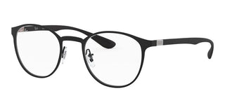 Ray-Ban ROUND RX 6355 unisex Black Geometric Eyeglasses