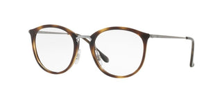 Ray-Ban ROUND RX 7140 unisex Havana Round Eyeglasses