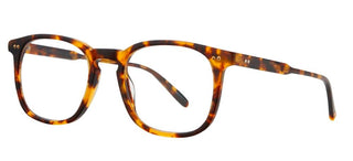 Garrett Leight RUSKIN unisex Havana Squared Eyeglasses