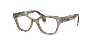 Ray-Ban RX 0880 unisex Green Squared Eyeglasses