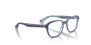 Ray-Ban RX 1627 unisex Violet Squared Eyeglasses