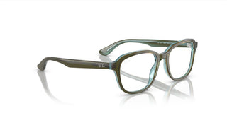 Ray-Ban RX 1627 unisex Green Squared Eyeglasses