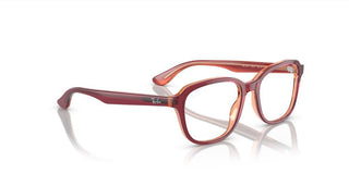 Ray-Ban RX 1627 unisex Red Squared Eyeglasses