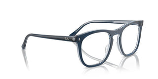 Ray-Ban RX 2210V unisex Blue Squared Eyeglasses